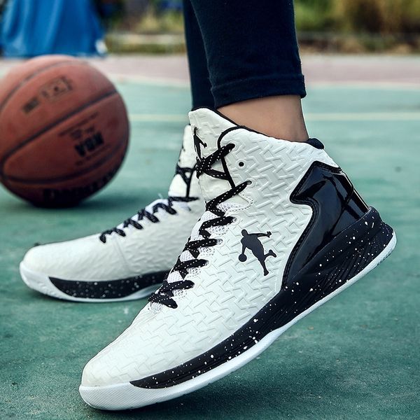 high basketball shoes men cushioning damping sneakers outdoor boys students training ball shoes big size 36-47 size, Black 
high basketball shoes men cushioning damping sneakers outdoor boys students training ball shoes big size 36-47 size, Black