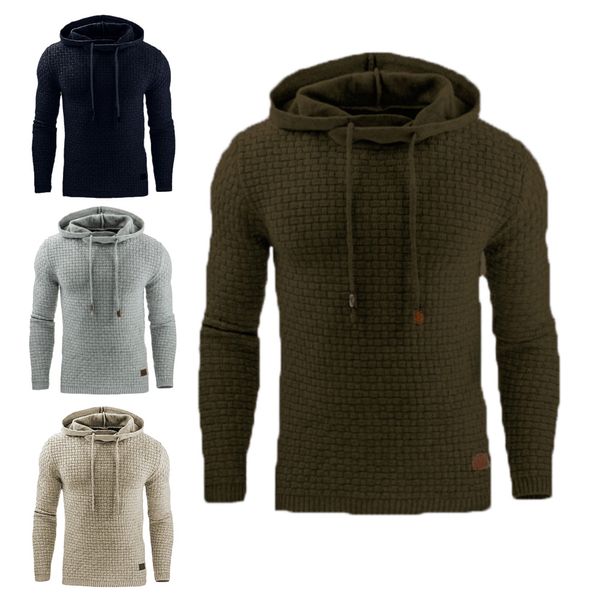 men autumn winter long sleeve jacquard knitted hoodies sweatshirt pullover for men fashion clothing, Black
men autumn winter long sleeve jacquard knitted hoodies sweatshirt pullover for men fashion clothing, Black