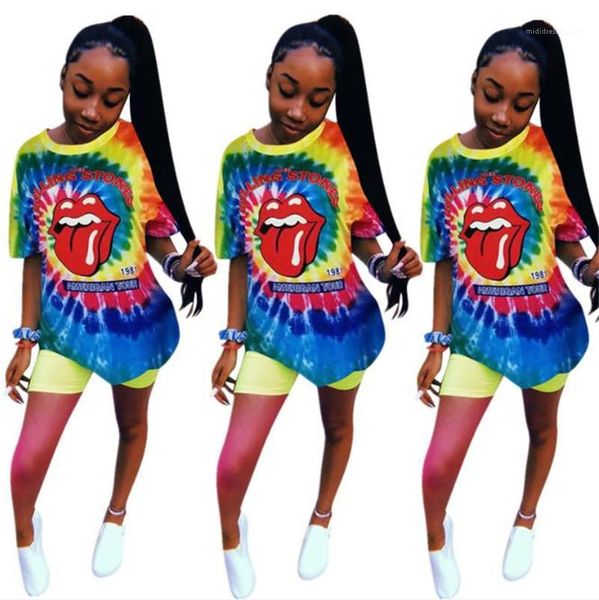 sleeve crew neck loose tees letter printed summer tie dyed big tongue tshirt for women casual short, White
sleeve crew neck loose tees letter printed summer tie dyed big tongue tshirt for women casual short, White