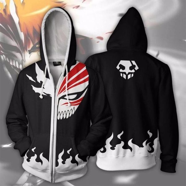 2018 новых люди с капюшоном-bleach ichigo 3d печатных толстовок тренировка балахон молния балахон хип-хоп вершины большого размером 6 xlship, Black
2018 новых люди с капюшоном-bleach ichigo 3d печатных толстовок тренировка балахон молния балахон хип-хоп вершины большого размером 6 xlship, Black