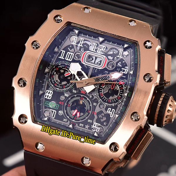big date flyback chrono rm11-03 skeleton dial rm11-03rg automatic mens watch rose gold case black rubber strap sport watches, Slivery;brown
big date flyback chrono rm11-03 skeleton dial rm11-03rg automatic mens watch rose gold case black rubber strap sport watches, Slivery;brown