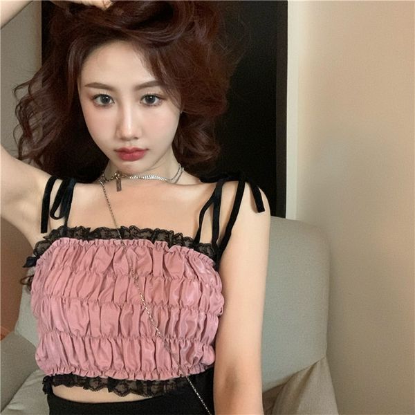 real s2020 new summer retro elegant sleeveless fashion sling lace sweet short coat, White
real s2020 new summer retro elegant sleeveless fashion sling lace sweet short coat, White
