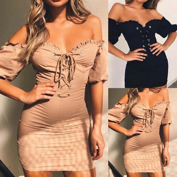 hirigin brand dress 2019 vestidos women summer off shoulder sundress short sleeve boho mini short dress party club, Black;gray
hirigin brand dress 2019 vestidos women summer off shoulder sundress short sleeve boho mini short dress party club, Black;gray