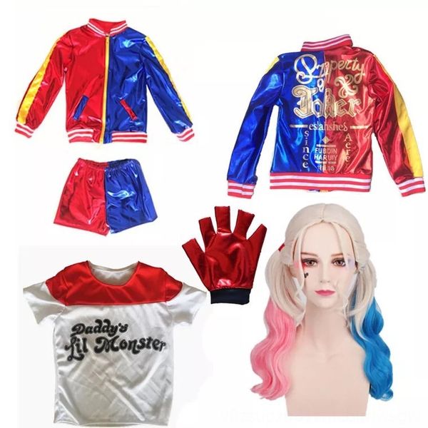 children's self team clown role costume accessories costumes & cosplay play harley quin wig new year performance costume, Silver
children's self team clown role costume accessories costumes & cosplay play harley quin wig new year performance costume, Silver