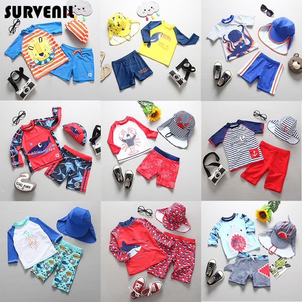 children's swimsuit rashguard boy sun uv protection with sleeves boys swimwear long sleeve beach swimming bathing suit children, White;black
children's swimsuit rashguard boy sun uv protection with sleeves boys swimwear long sleeve beach swimming bathing suit children, White;black