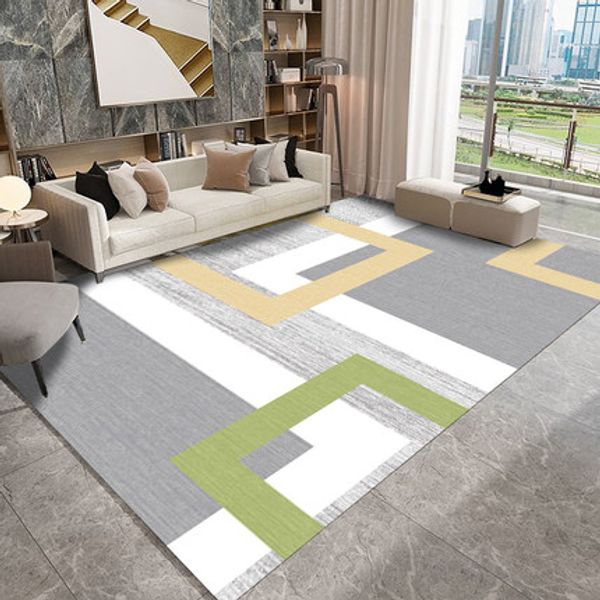 modern living room large carpet rectangular geometric striped bedroom non-slip mat
modern living room large carpet rectangular geometric striped bedroom non-slip mat