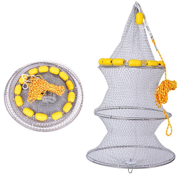 portable stainless steel fishing net fish shrimp mesh cage cast net fishing trap network foldable tackle with float
portable stainless steel fishing net fish shrimp mesh cage cast net fishing trap network foldable tackle with float