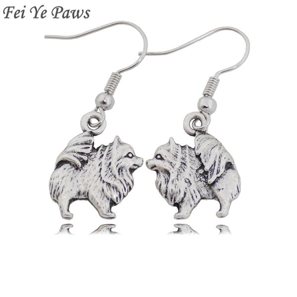 fei ye paws cute pomeranian samoyed dog charms dangle drop earrings new animal earrings for women girls pet lover party jewelry, Silver
fei ye paws cute pomeranian samoyed dog charms dangle drop earrings new animal earrings for women girls pet lover party jewelry, Silver