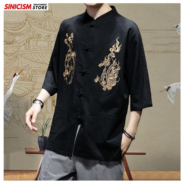 sinicism store embroidery chinese style shirt mens fashion 2020 spring summer mens shirts male half sleeve shirt clothing 5xl, White;black
sinicism store embroidery chinese style shirt mens fashion 2020 spring summer mens shirts male half sleeve shirt clothing 5xl, White;black