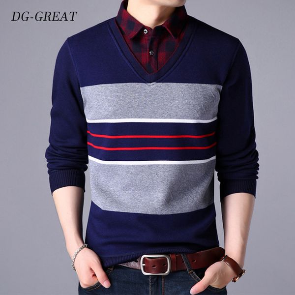 new autumn winter sweater fashion brand striped casual sweater v-neck slim fit knitting mens sweaters and pullovers men, White;black
new autumn winter sweater fashion brand striped casual sweater v-neck slim fit knitting mens sweaters and pullovers men, White;black