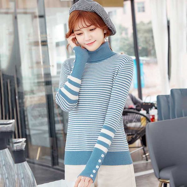 dmlfzmy 2019 new sweater women's autumn korean women's generation striped turtleneck long sleeve bottoming shirt top, White;black
dmlfzmy 2019 new sweater women's autumn korean women's generation striped turtleneck long sleeve bottoming shirt top, White;black