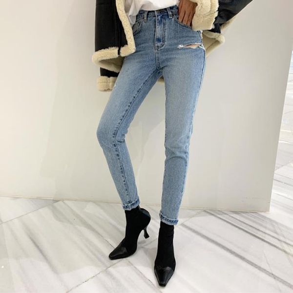spring summer ripped holes stretch women denim jeans high waist female trousers pants capris female skinny pencil jeans 2019, Blue
spring summer ripped holes stretch women denim jeans high waist female trousers pants capris female skinny pencil jeans 2019, Blue
