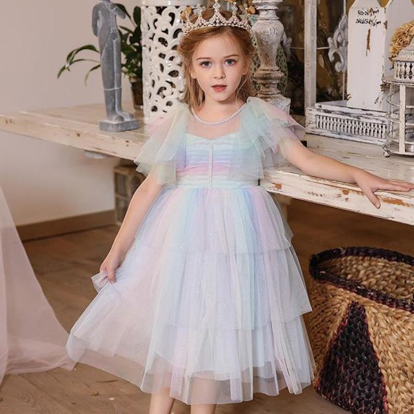summer new england style girls layers cupcake elegant princess dress color mesh shoulder lotus birthday party children clothes, Red;yellow
summer new england style girls layers cupcake elegant princess dress color mesh shoulder lotus birthday party children clothes, Red;yellow