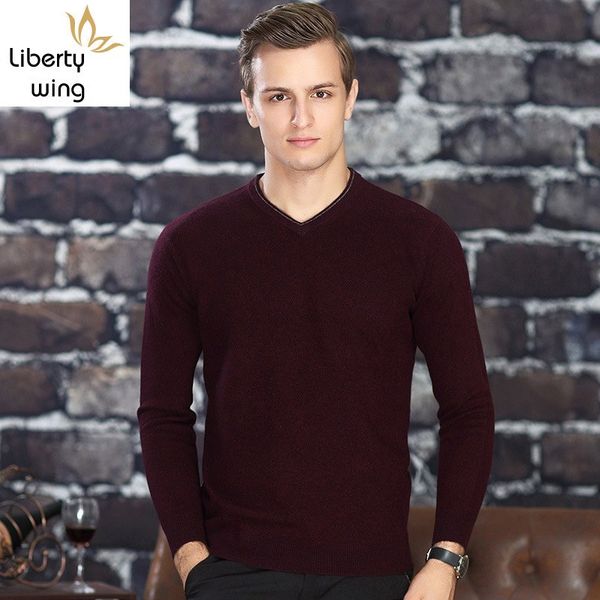 men 100% cashmere business casual v-neck winter warm slim pullovers male thick fashion sweater, White;black
men 100% cashmere business casual v-neck winter warm slim pullovers male thick fashion sweater, White;black