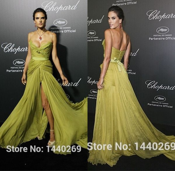 spaghetti straps v neck evening dresses lace appliques chiffon a-line split side formal party gowns prom dresses robe de soiree, Black;red
spaghetti straps v neck evening dresses lace appliques chiffon a-line split side formal party gowns prom dresses robe de soiree, Black;red