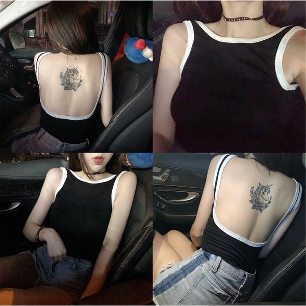 корейский вентилятор естественного detox назад бретели женщины сексуального outer wear контраст цвет solid color slim fit для похудения рука, White
корейский вентилятор естественного detox назад бретели женщины сексуального outer wear контраст цвет solid color slim fit для похудения рука, White