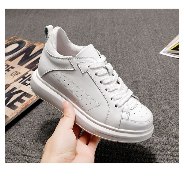 women sneakers 2018 fashion breathble vulcanized shoes women pu leather platform shoes women lace up casual shoes white sneaker, Black
women sneakers 2018 fashion breathble vulcanized shoes women pu leather platform shoes women lace up casual shoes white sneaker, Black