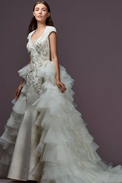 new fashin 2019 mermaid wedding dresses with detachble tiered skirts illuison sheer scoop neck lace wedding dress bridal gowns custom made, White
new fashin 2019 mermaid wedding dresses with detachble tiered skirts illuison sheer scoop neck lace wedding dress bridal gowns custom made, White