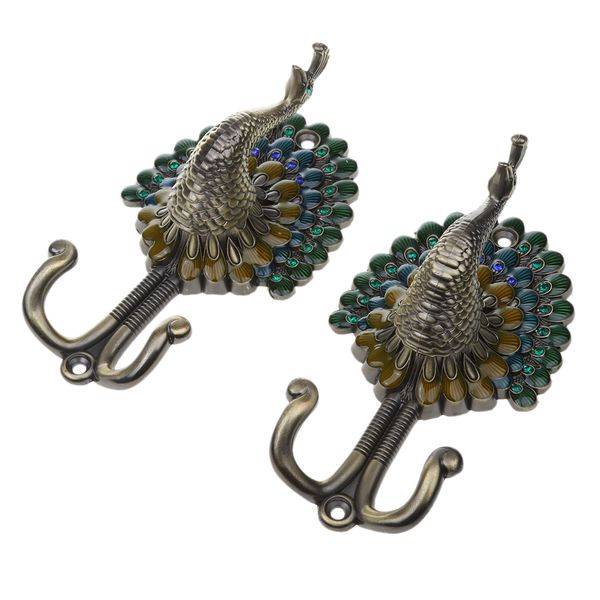 многоцветный vintage 1 пара peacock дважды металл настенный крюк вешалки diy для одежды полотенце сумка пальто
многоцветный vintage 1 пара peacock дважды металл настенный крюк вешалки diy для одежды полотенце сумка пальто