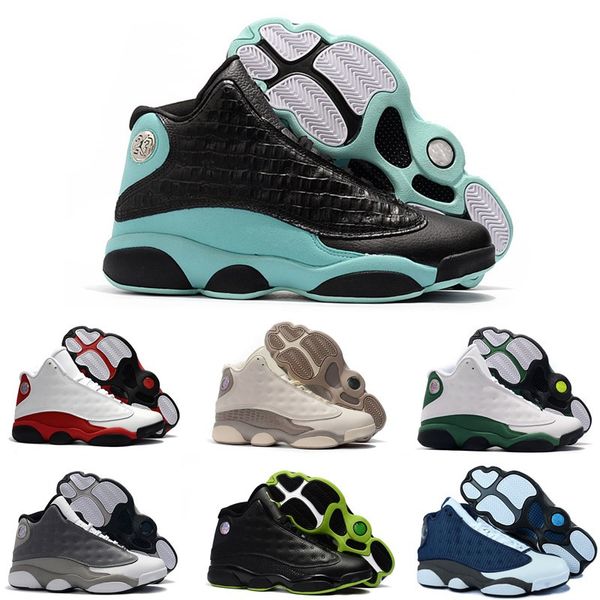 13s mens basketball shoes 13 island green bred navy blue flint cool gray men women sports shoes sneakers size 7 - 13
13s mens basketball shoes 13 island green bred navy blue flint cool gray men women sports shoes sneakers size 7 - 13