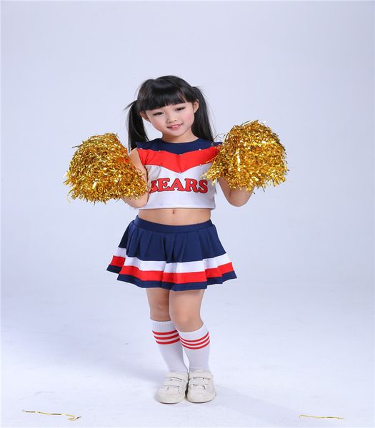 high school girls cheerleading glee children cheerleader costume aerobics kids performance clothing boys uniforms 110-170cm
high school girls cheerleading glee children cheerleader costume aerobics kids performance clothing boys uniforms 110-170cm