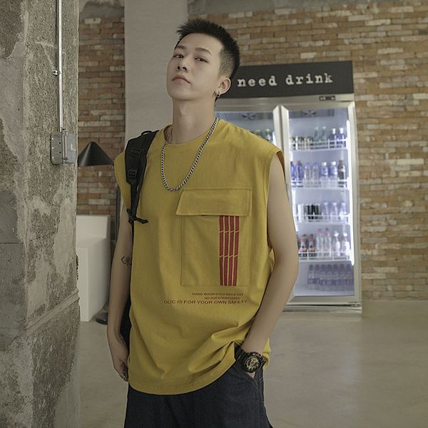 men' tank 2021 solid color streetwear hip hop undershirts casual fitness sleeveless, White;black
men' tank 2021 solid color streetwear hip hop undershirts casual fitness sleeveless, White;black