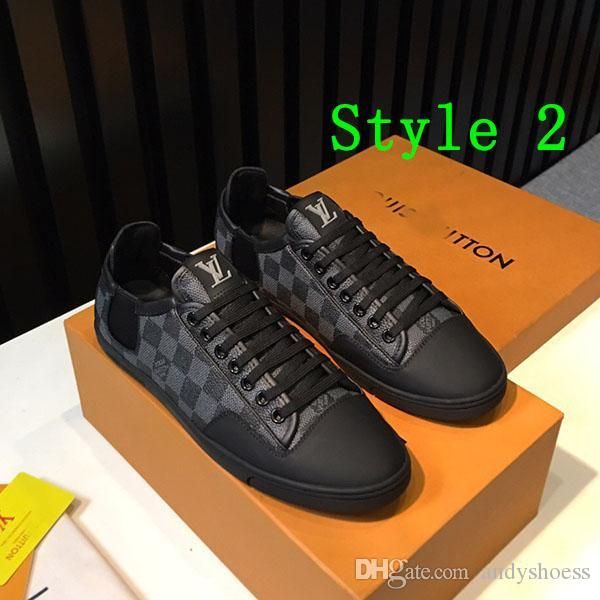 fashion men skateboard shoes luxury casual shoes comfortable printed leather classic sneakers basketball running shoes, Black
fashion men skateboard shoes luxury casual shoes comfortable printed leather classic sneakers basketball running shoes, Black