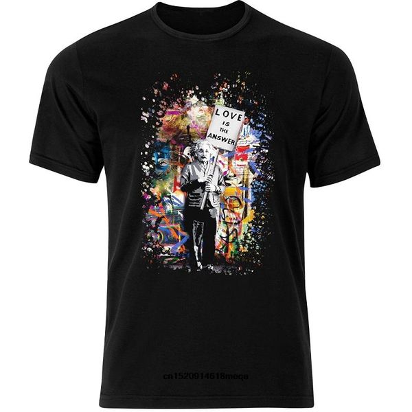 funny t shirts mens fashion t shirt love is the answer albert einstein banksy art t-shirt, White;black
funny t shirts mens fashion t shirt love is the answer albert einstein banksy art t-shirt, White;black