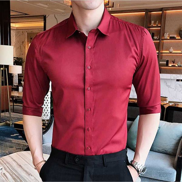 men's business shirt short sleeves turn-down collar tuxedo shirt men shirts big size british style slim solid sleeve, White;black
men's business shirt short sleeves turn-down collar tuxedo shirt men shirts big size british style slim solid sleeve, White;black