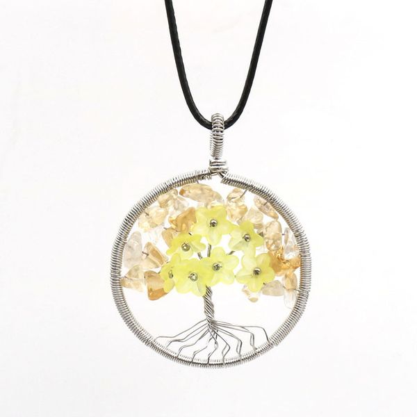 10 pcs silver plated wire wrap tree of life pendant yellow citrine necklace aquamarine crystal fashion jewelry
10 pcs silver plated wire wrap tree of life pendant yellow citrine necklace aquamarine crystal fashion jewelry