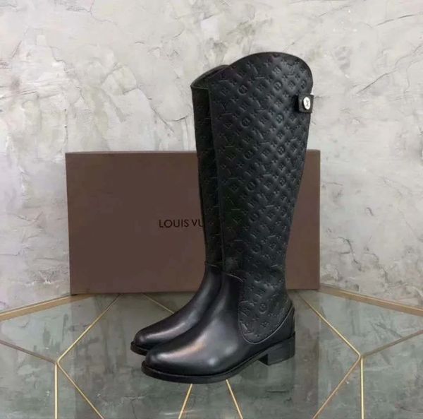 fashion color matching round head women long boots female martin casual wild non-slip leather women boots roman boots 45, Black
fashion color matching round head women long boots female martin casual wild non-slip leather women boots roman boots 45, Black
