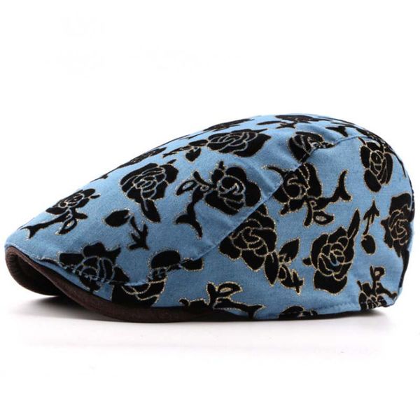 new fashion floral women's berets hat boina feminina outdoor visor hats nice women's cap flat hat female for all seasons 3colors, Blue;gray
new fashion floral women's berets hat boina feminina outdoor visor hats nice women's cap flat hat female for all seasons 3colors, Blue;gray