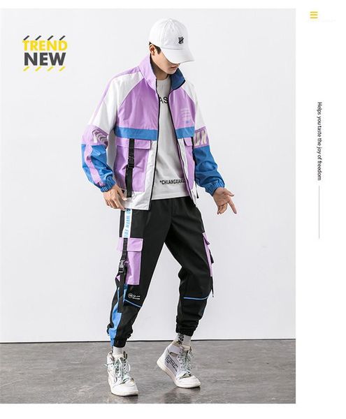 fly jacket наборы мужчины street style спорт повседневные костюмы мужские contrast color spring trucksuits тинейджеров дизайнер карманный zi, Gray
fly jacket наборы мужчины street style спорт повседневные костюмы мужские contrast color spring trucksuits тинейджеров дизайнер карманный zi, Gray
