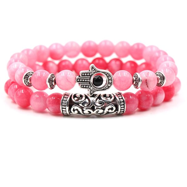 2pc/set 8mm rose quartz malachite natural stone owl skull lion luxury designer jewelry women bracelects gift men buddha beads bracelet gift, Black
2pc/set 8mm rose quartz malachite natural stone owl skull lion luxury designer jewelry women bracelects gift men buddha beads bracelet gift, Black