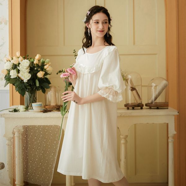 wasteheart women homewear female white sleepwear night dress cotton lace nightwear nightgown homewear sweet luxury gown, Black;red
wasteheart women homewear female white sleepwear night dress cotton lace nightwear nightgown homewear sweet luxury gown, Black;red
