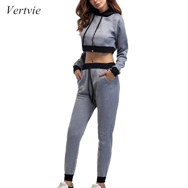 vertvie women's hooded sports set with navel high waist belted cotton long sleeve sweatshirt long pants drawstring tracksuit2019, White;red
vertvie women's hooded sports set with navel high waist belted cotton long sleeve sweatshirt long pants drawstring tracksuit2019, White;red