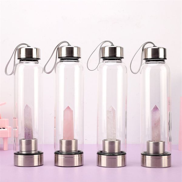 Portable natural quartz cry tal cup gla water bottle creative cry tal point healing obeli k wand drink bottle gift a05
Portable natural quartz cry tal cup gla water bottle creative cry tal point healing obeli k wand drink bottle gift a05