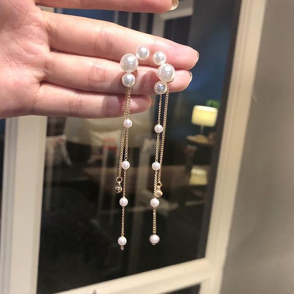 karasu new fashion dangle hanging rhinestone long earrings ear line for women simple snake chain tassel jewelry, Silver
karasu new fashion dangle hanging rhinestone long earrings ear line for women simple snake chain tassel jewelry, Silver