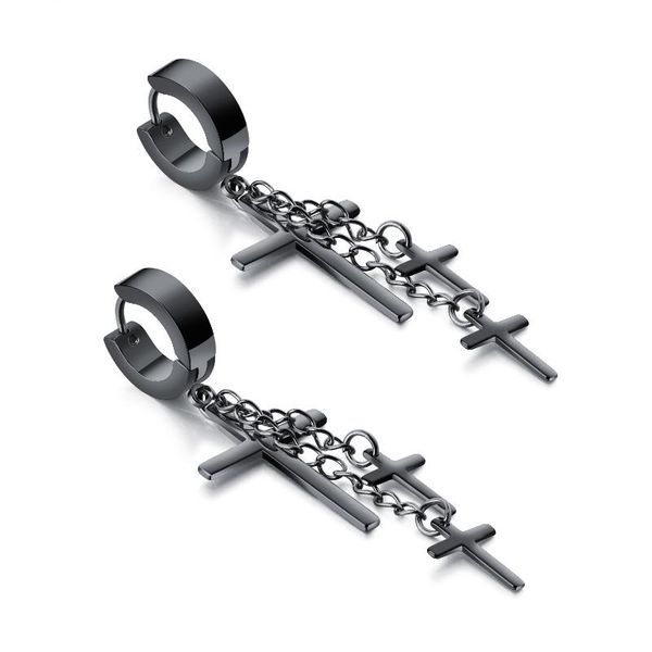 new design stainless steel earrings cross earrings hip hop cool party accessories personality mens jewellery, Silver
new design stainless steel earrings cross earrings hip hop cool party accessories personality mens jewellery, Silver