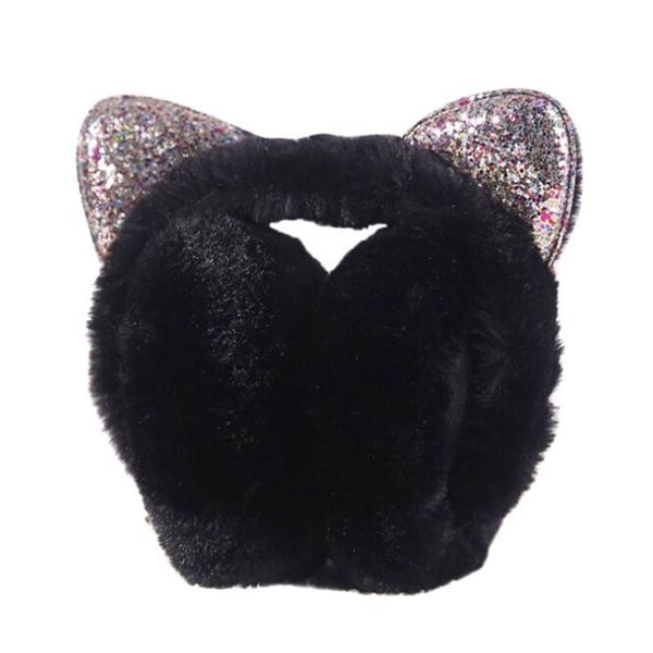 women girls hamburger shape foldable earmuffs faux fur candy color cute glitter sequins cat ears earflap ear cover, Blue;gray
women girls hamburger shape foldable earmuffs faux fur candy color cute glitter sequins cat ears earflap ear cover, Blue;gray