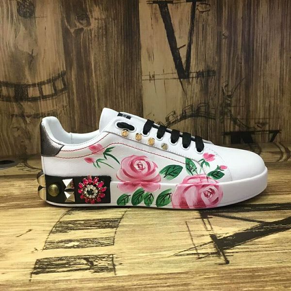 men women shoes casual rivets sneakers flowers print crystal women loafers flat zapatos mujer lace up leather shoes, Black
men women shoes casual rivets sneakers flowers print crystal women loafers flat zapatos mujer lace up leather shoes, Black