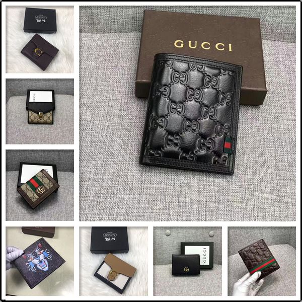 19ss luxury men's wallet leather solid slim wallets men pu leather bifold short credit card holders coin purses business purse male, Red;black
19ss luxury men's wallet leather solid slim wallets men pu leather bifold short credit card holders coin purses business purse male, Red;black