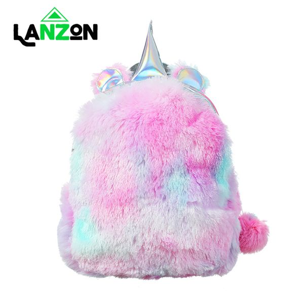 lanzon plush unicorn backpack children cute cartoon mini school bag gifts toy doll for student girls soft rainbow fur backpacks
lanzon plush unicorn backpack children cute cartoon mini school bag gifts toy doll for student girls soft rainbow fur backpacks
