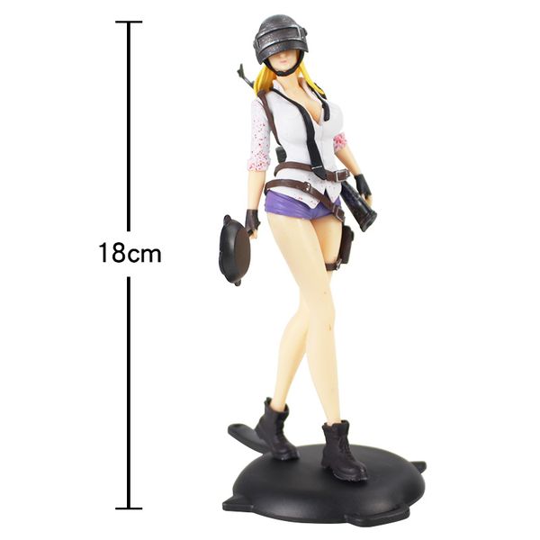 18cm playerunknown's battlegrounds pubg women game battle royale pvc action figure collectible model toy y200421239v
18cm playerunknown's battlegrounds pubg women game battle royale pvc action figure collectible model toy y200421239v