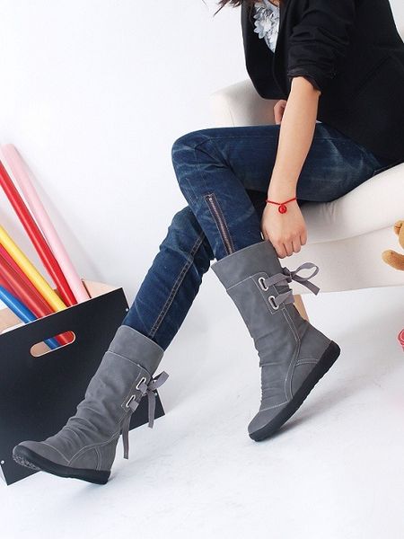 winter boots new women fashion boots autumn shoes with lace-up mid-calf solid flat heels pu mujer shoes ty89, Black
winter boots new women fashion boots autumn shoes with lace-up mid-calf solid flat heels pu mujer shoes ty89, Black