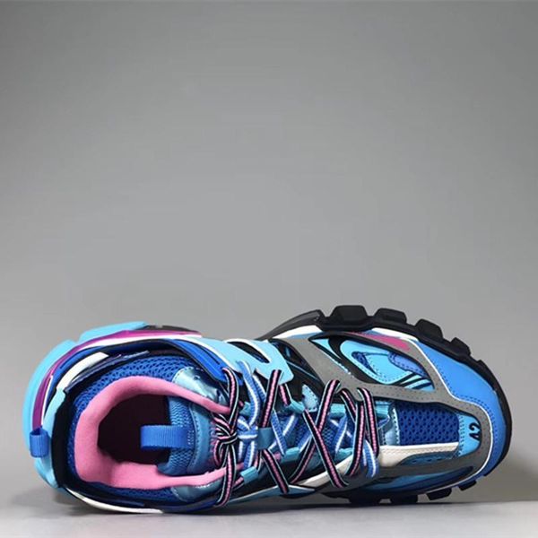 triple s 3.0 new color pink blue white tess s men women clunky sneaker casual shoes designer shoe with dust bag, Black
triple s 3.0 new color pink blue white tess s men women clunky sneaker casual shoes designer shoe with dust bag, Black