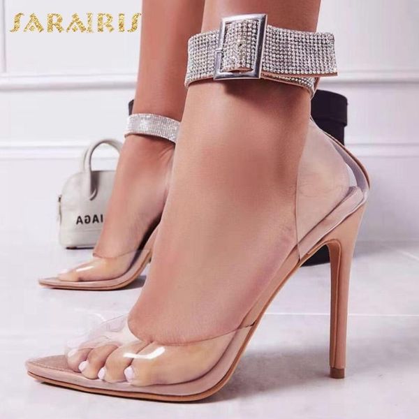 sarairis 2020 new arrivals large size 42 buckle strap summer sandals woman shoes crystal high heels party shoes women pumps, Black
sarairis 2020 new arrivals large size 42 buckle strap summer sandals woman shoes crystal high heels party shoes women pumps, Black