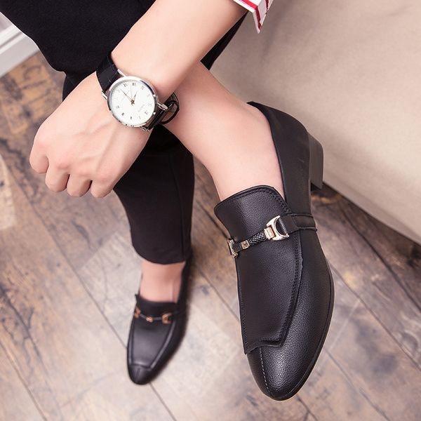 2019 men formal business brogue shoes men's crocodile dress shoes male casual genuine leather wedding party loafers, Black
2019 men formal business brogue shoes men's crocodile dress shoes male casual genuine leather wedding party loafers, Black