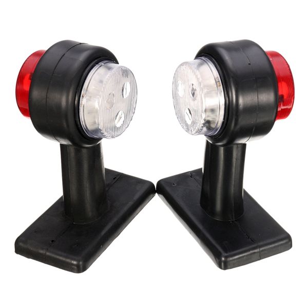 1 pair truck trailer side marker external lights car bus lorry led indicator light side lamp red&white 12/24v
1 pair truck trailer side marker external lights car bus lorry led indicator light side lamp red&white 12/24v