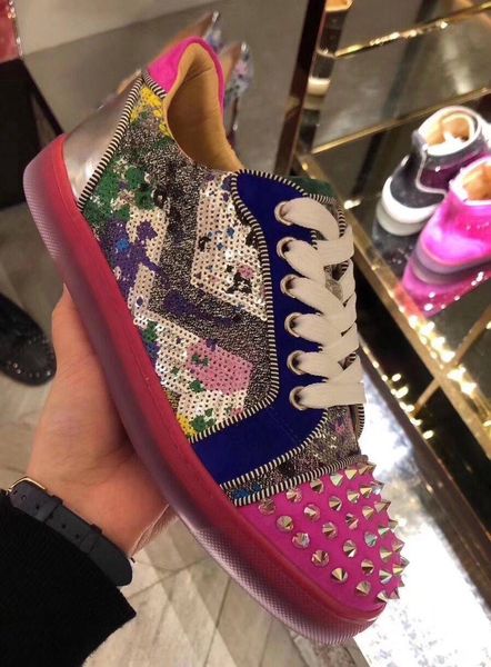 блеск graffiti кожа red bottom sneaker мужчины женщины повседневная обувь роскошная orlato вариант высокой верхней кроссовок louspikes разно, Black
блеск graffiti кожа red bottom sneaker мужчины женщины повседневная обувь роскошная orlato вариант высокой верхней кроссовок louspikes разно, Black
